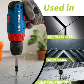 KAKILFOB cutter used in automotive repair for body panel work