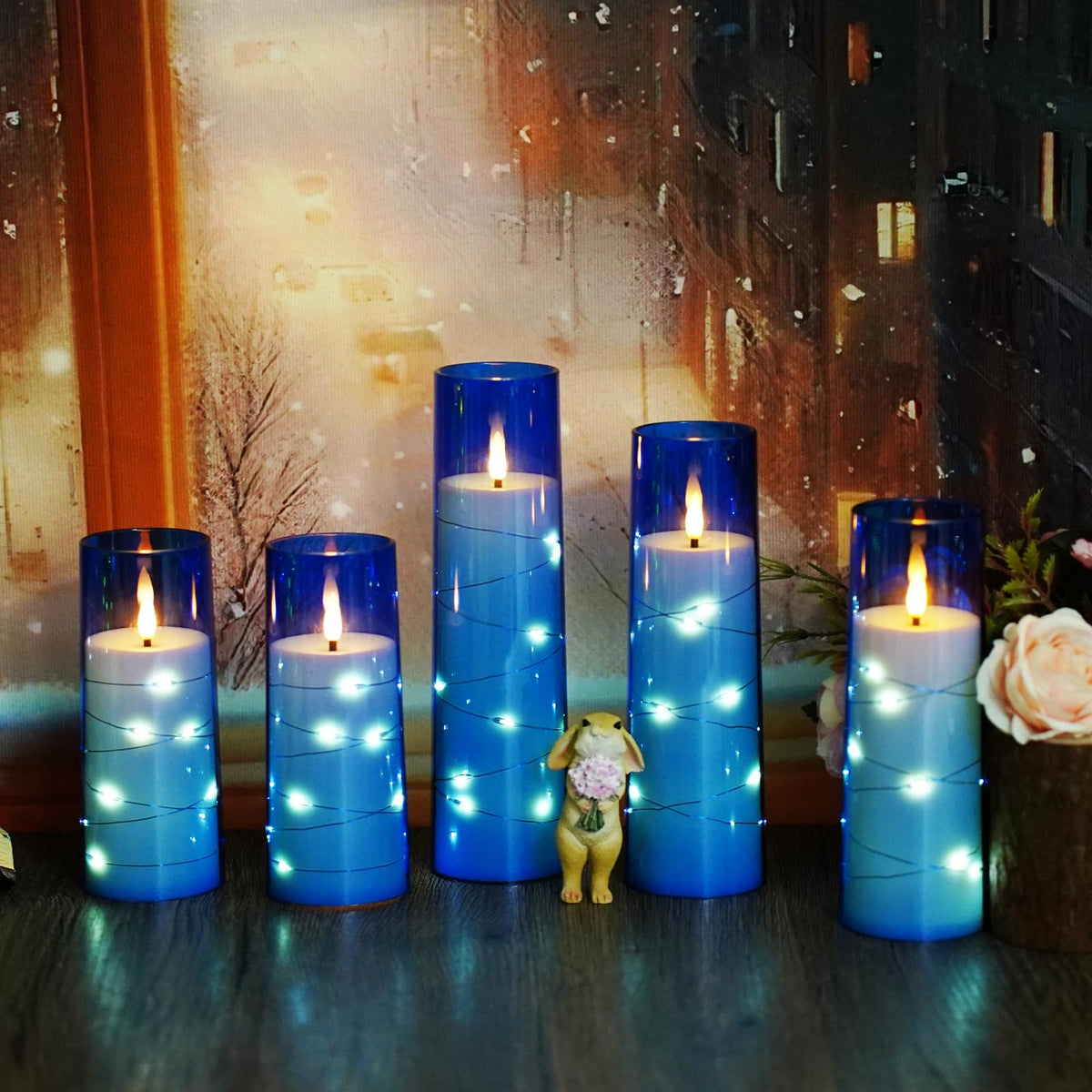 Kakoya battery-operated candles offer stable light for parties and decor