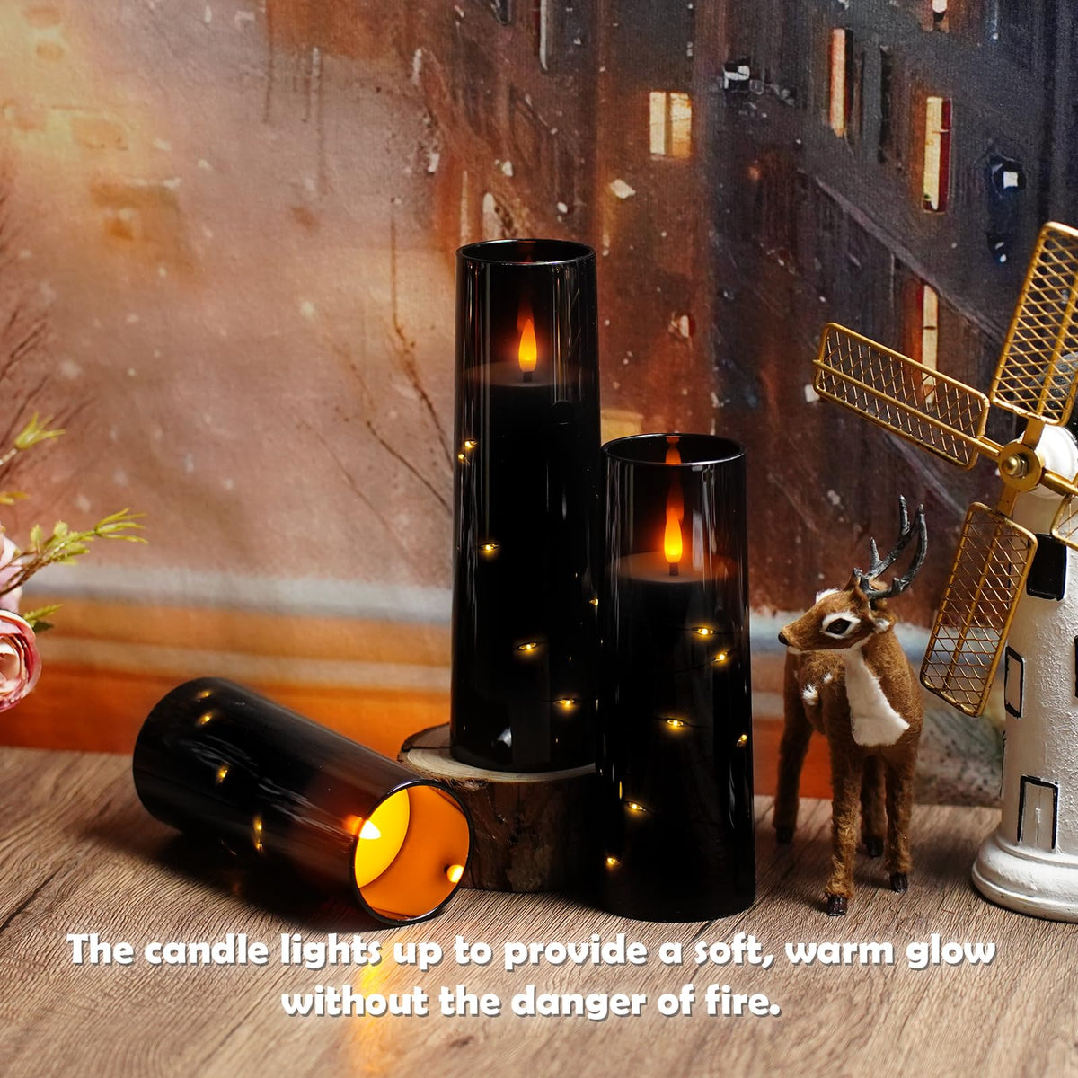 kakoya candles with timer function enable effortless daily on/off for ambience