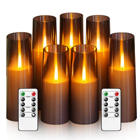 Kakoya flameless candles with a realistic flame for safe ambient lighting