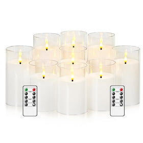 kakoya flameless candles with remote control and timer for safe ambient lighting
