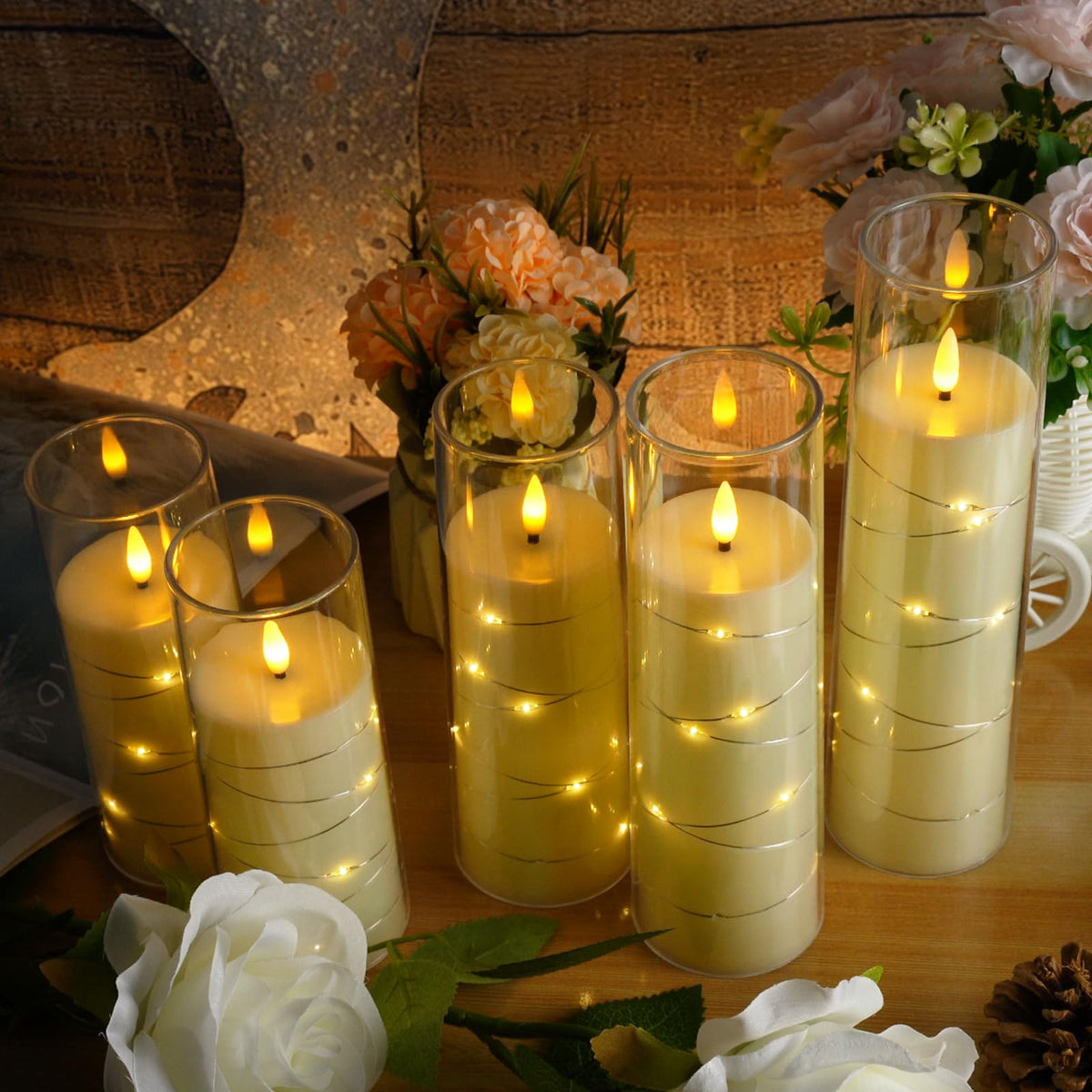 Kakoya home decor candles enhance ambient lighting in any room