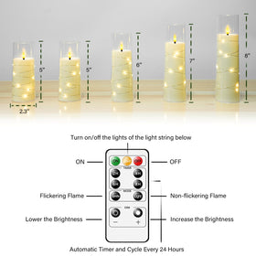 Kakoya timer-enabled flameless candles simplify daily use