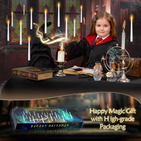 Kakoya LED hanging taper candles with wand remote for easy, adjustable lighting