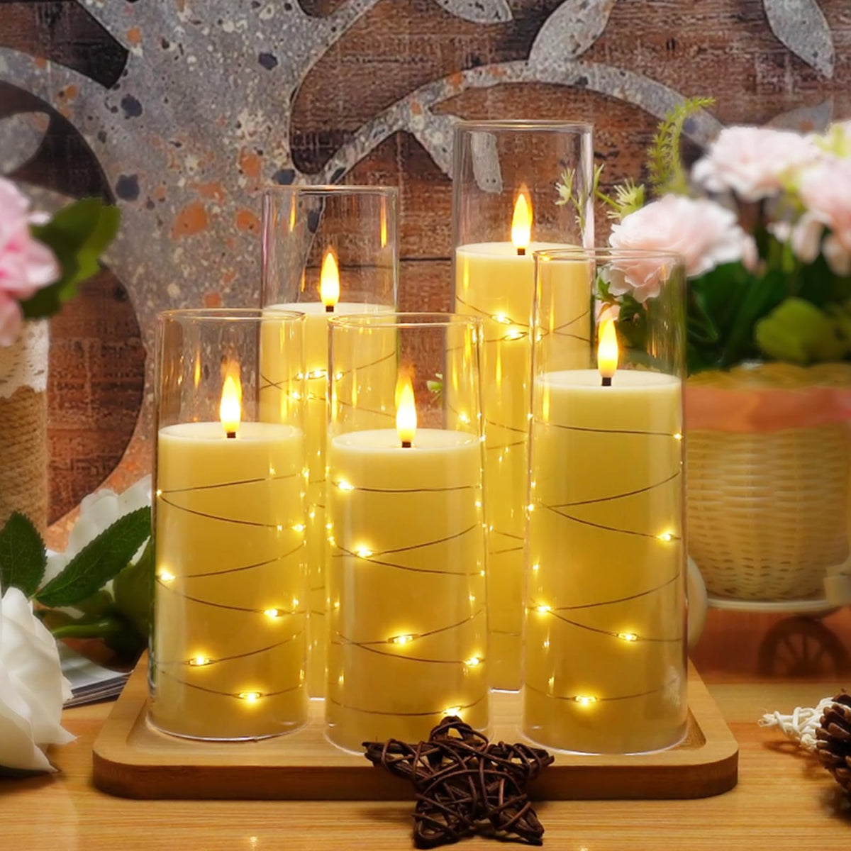 Kakoya wedding candle set adds serene romance to ceremonies