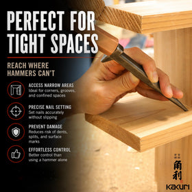 KAKURI heavy-duty Japanese steel construction for durable performance.