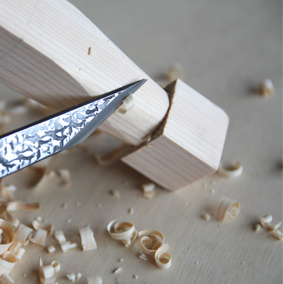 Hammered pattern close-up highlighting secure, slip-resistant grip