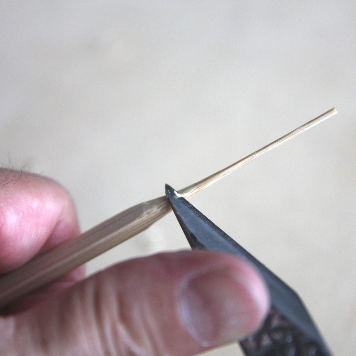 In-use shot marking wood and bamboo with precision