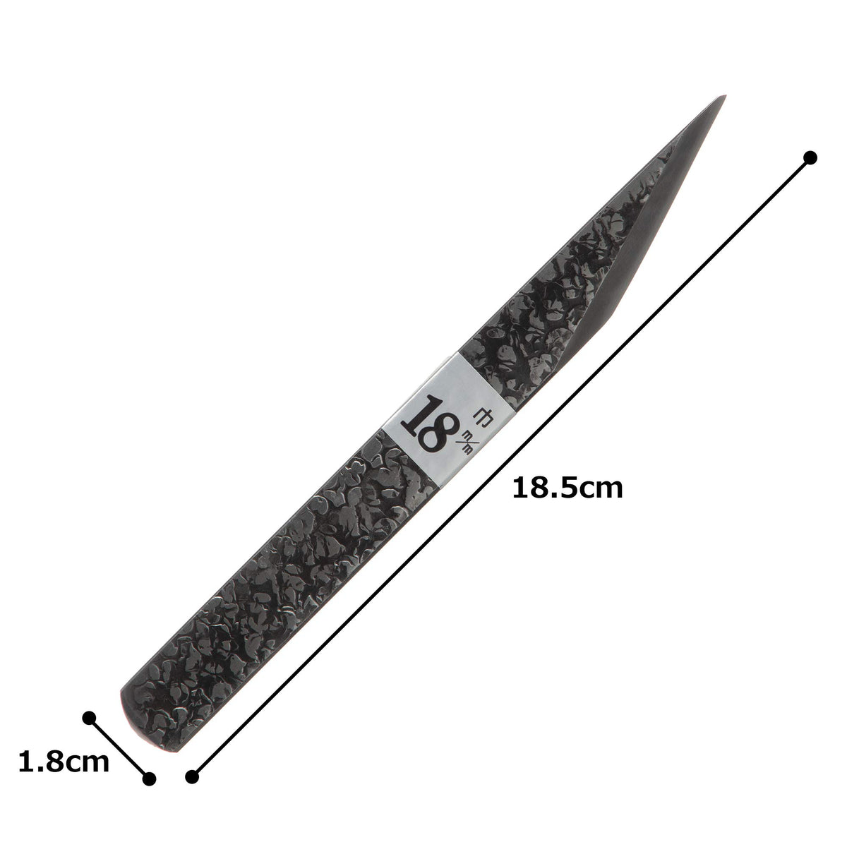 Laminated blade detail shows Japanese steel with soft iron