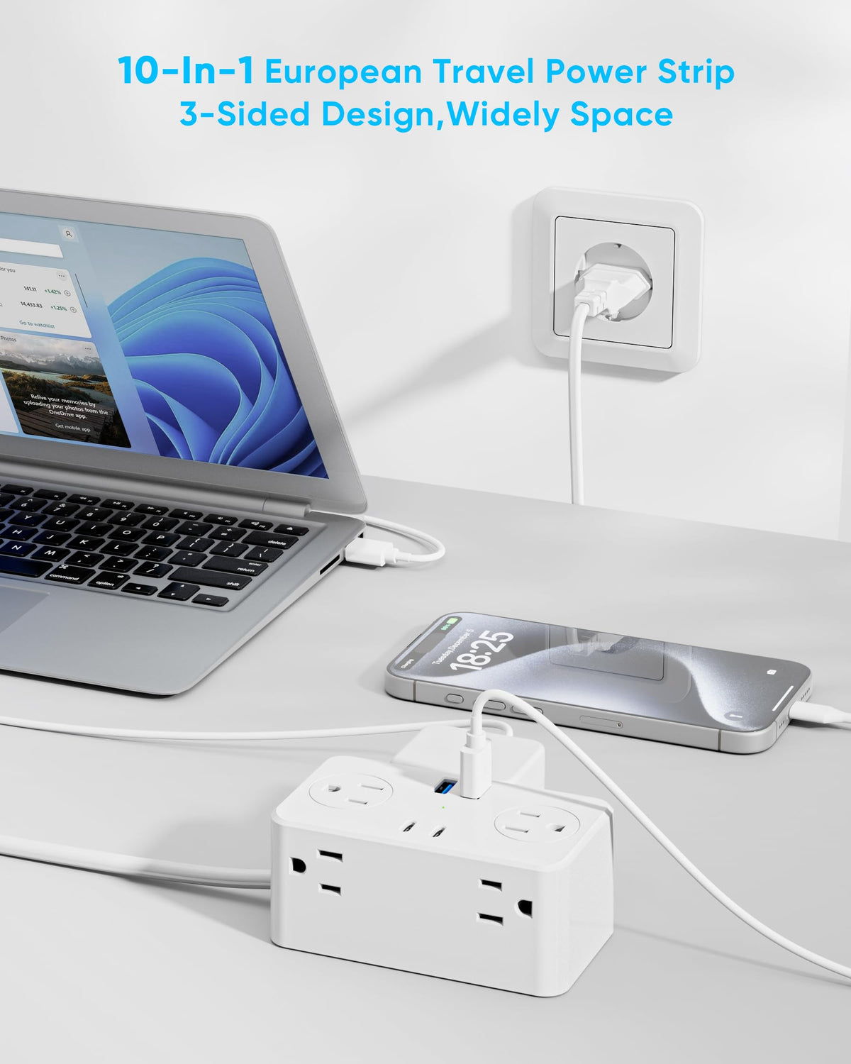 Kakyanill includes EU UK US adapters for worldwide compatibility.