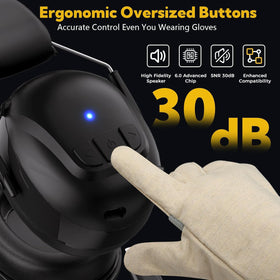Kalence glove-friendly large buttons for easy control while wearing gloves