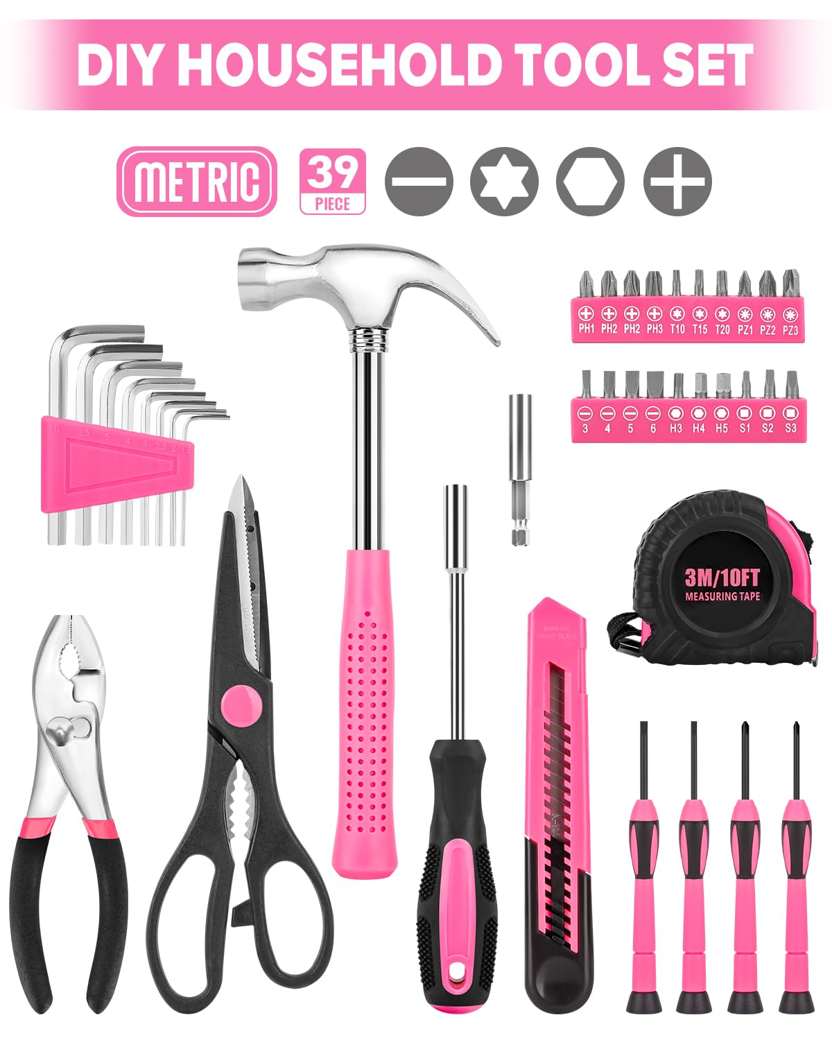 KALIACHO compact portable toolbox with tools for on the go projects