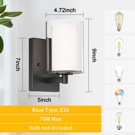 Kalium dining room wall light adds subtle ambient glow.