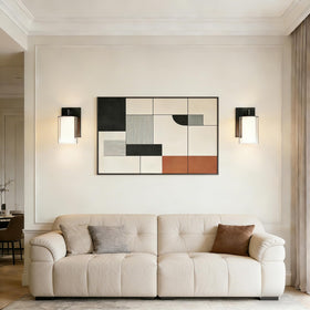 Kalium E26 base wall sconce supports multiple bulb types.