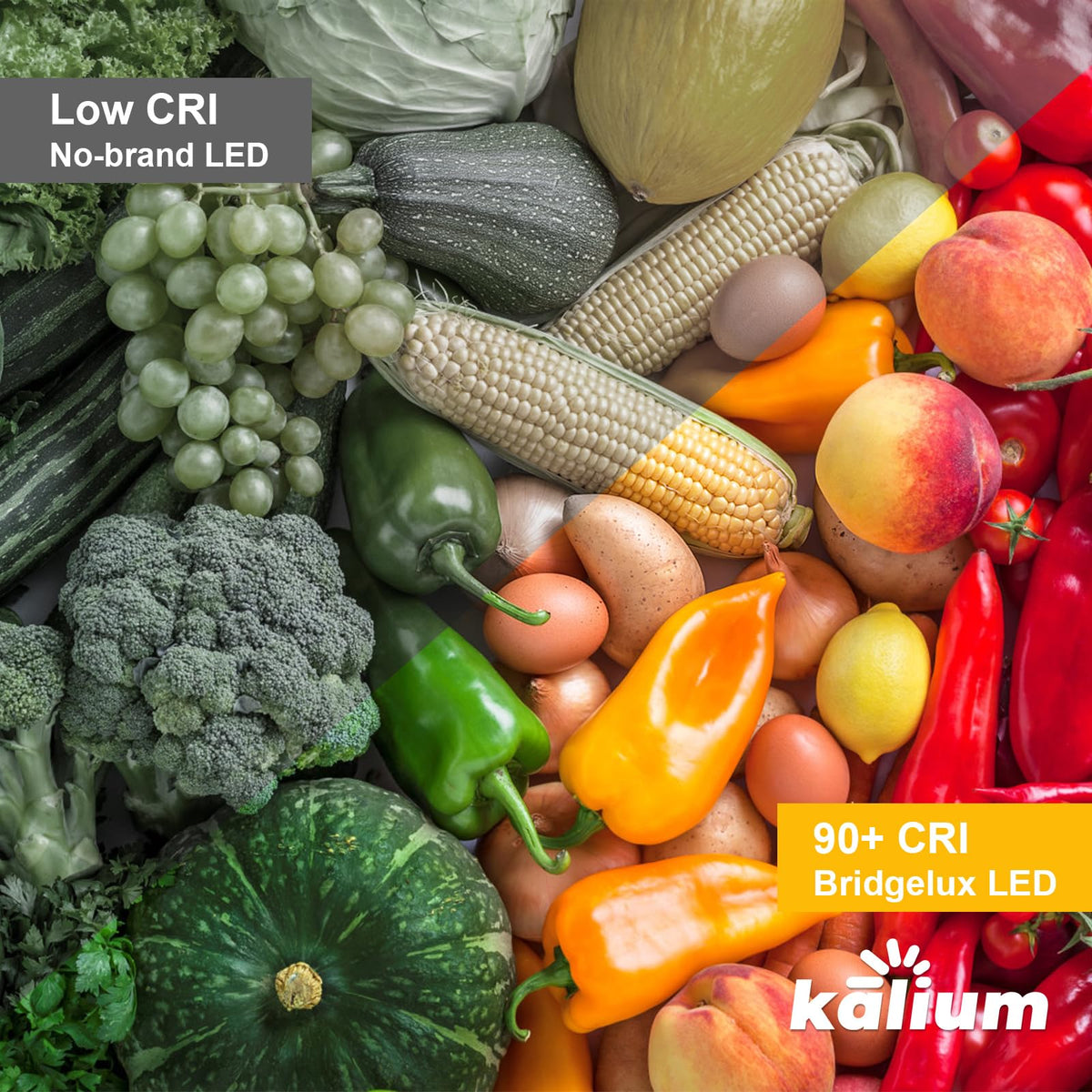 Kalium flush-mount kitchen light offering bright, even coverage for daily tasks.