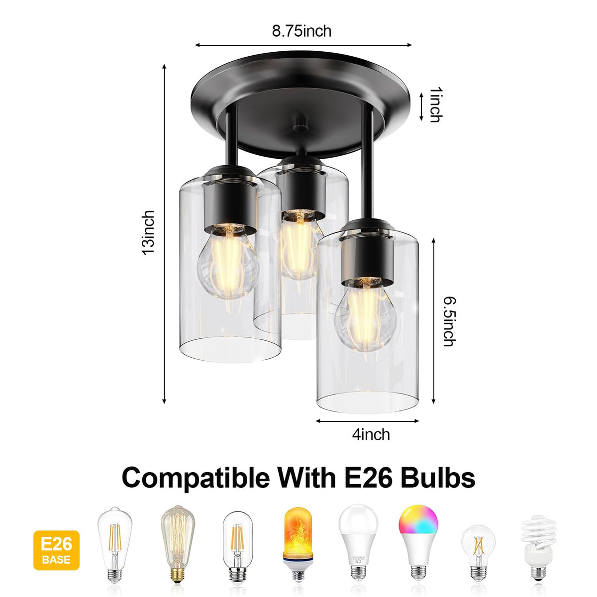 Kalium easy-install design ships with mounting hardware for quick setup