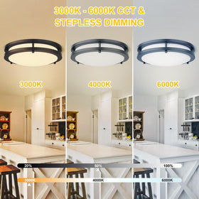 Kalium ceiling light with ETL-certified components for safety
