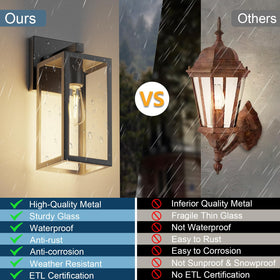 Kalium clear glass shade provides bright, even illumination across spaces.