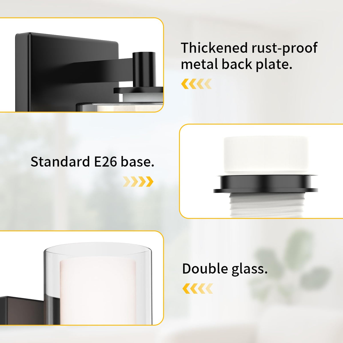 Kalium bathroom vanity light elevates style with clean lines.