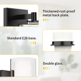 Kalium bathroom vanity light elevates style with clean lines.