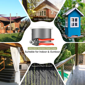 KALLSDY 1-8 inch diameter provides strong support with a refined look.