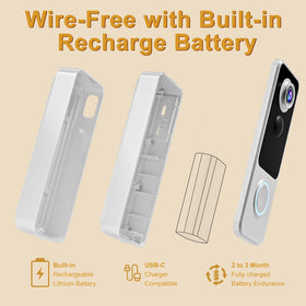 KAMEP long-lasting battery runs 1–2 months per charge.