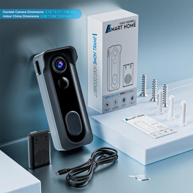 KAMEP doorbell weatherproof design suited for outdoor use.