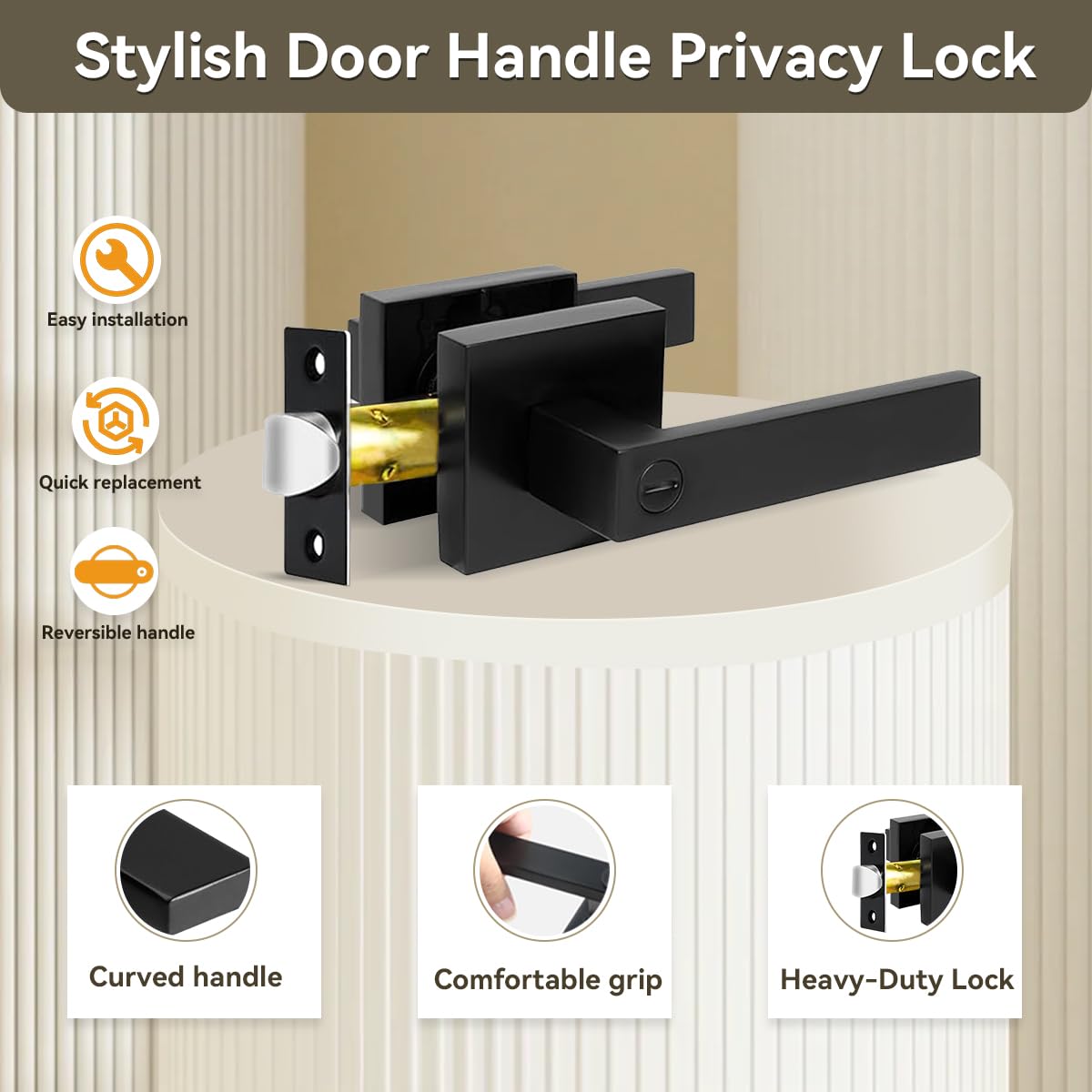 Kamota ergonomic rotating button provides comfortable grip during use.