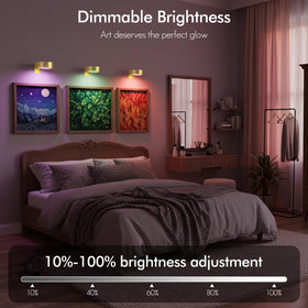 Kandicyar 3Pack Picture Light offering RGB color modes to set moods
