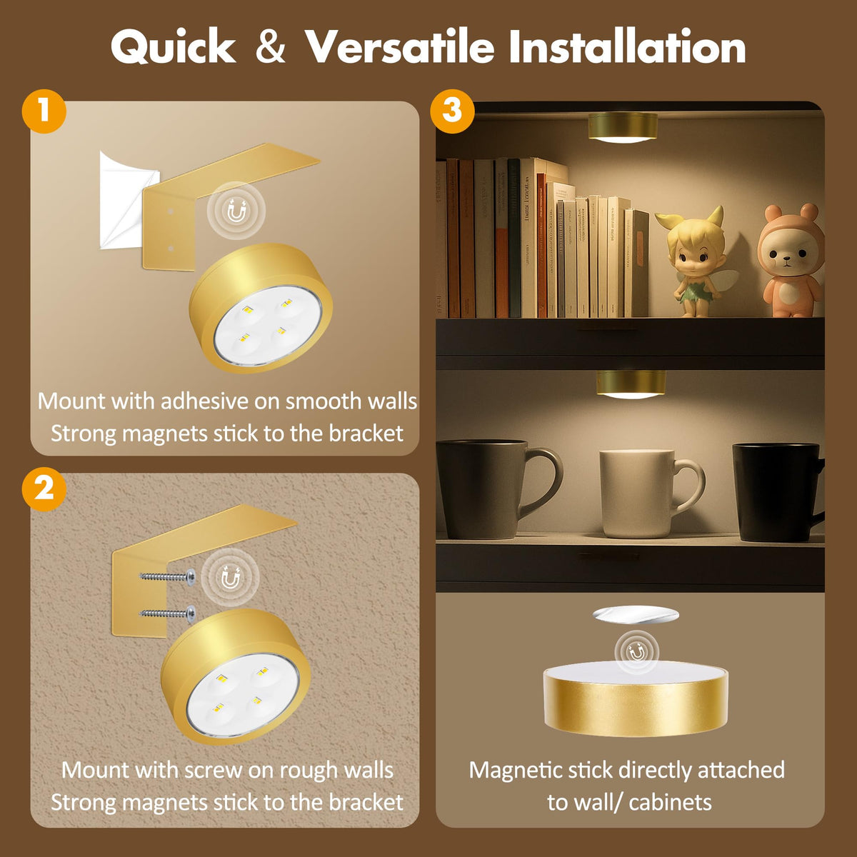 Kandicyar shade design provides bright but soft focus with high transmittance
