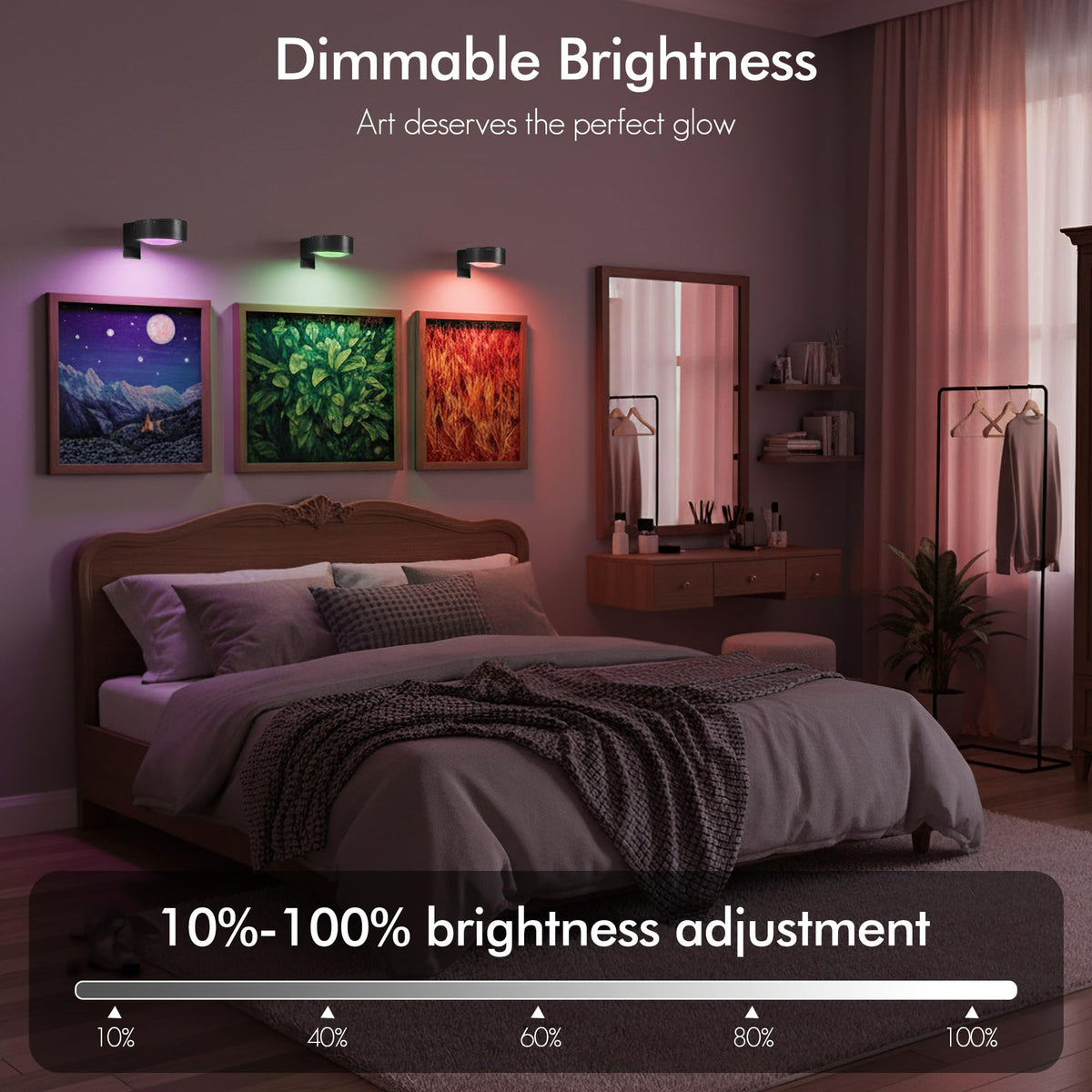 Kandicyar rechargeable puck light offers flexible placement on surfaces.