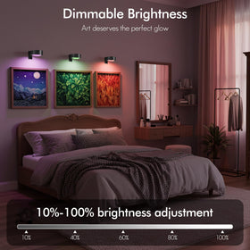 Kandicyar rechargeable puck light offers flexible placement on surfaces.