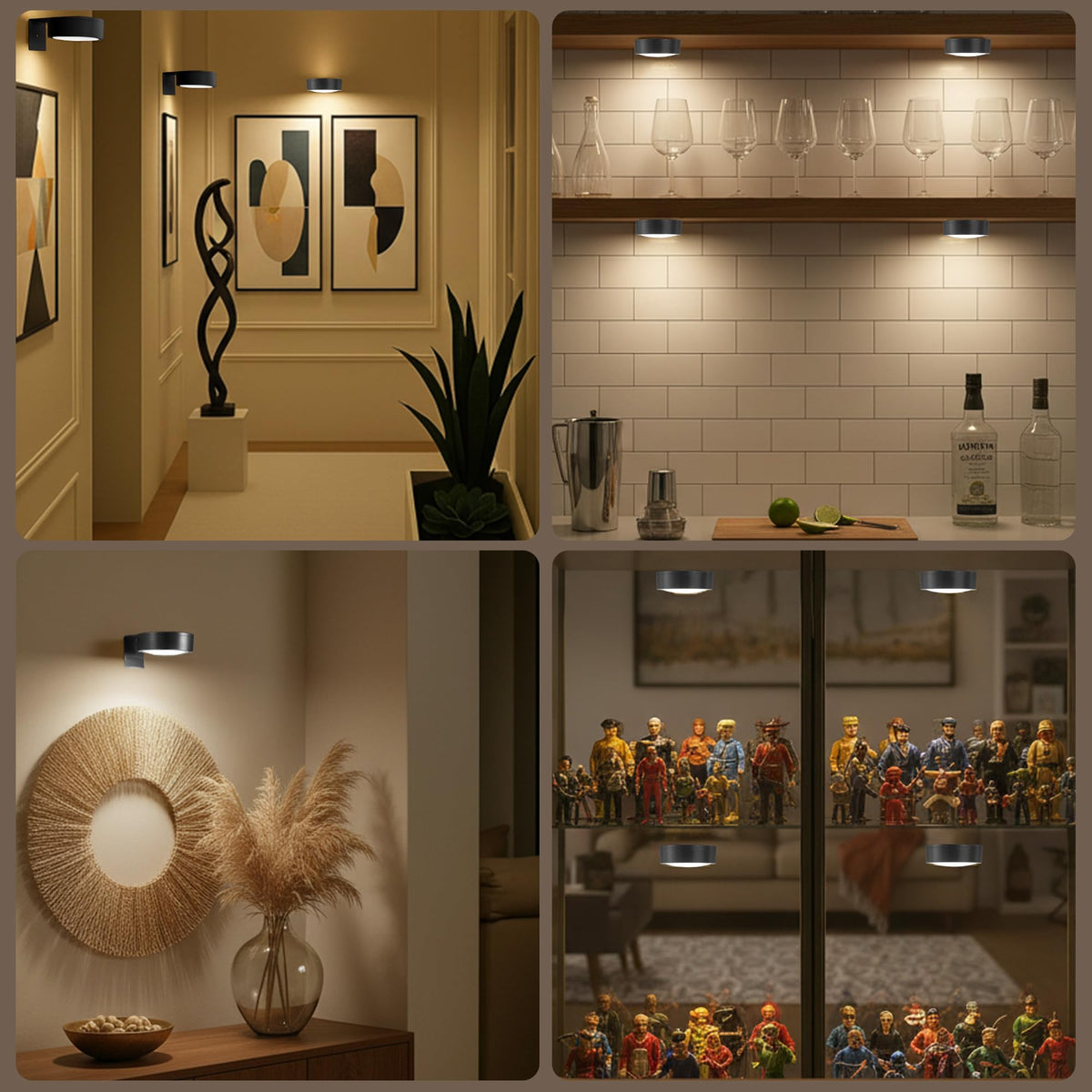 Kandicyar all-in-one lighting kit for frames, art, and decor