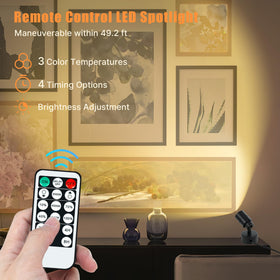 Kandicyar LED spotlight adjustable color temperature for ambiance