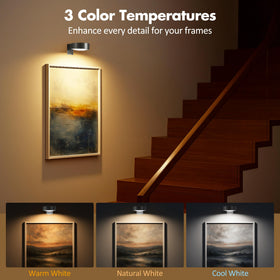 Kandicyar picture light wall remote-control offers easy brightness control from a distance