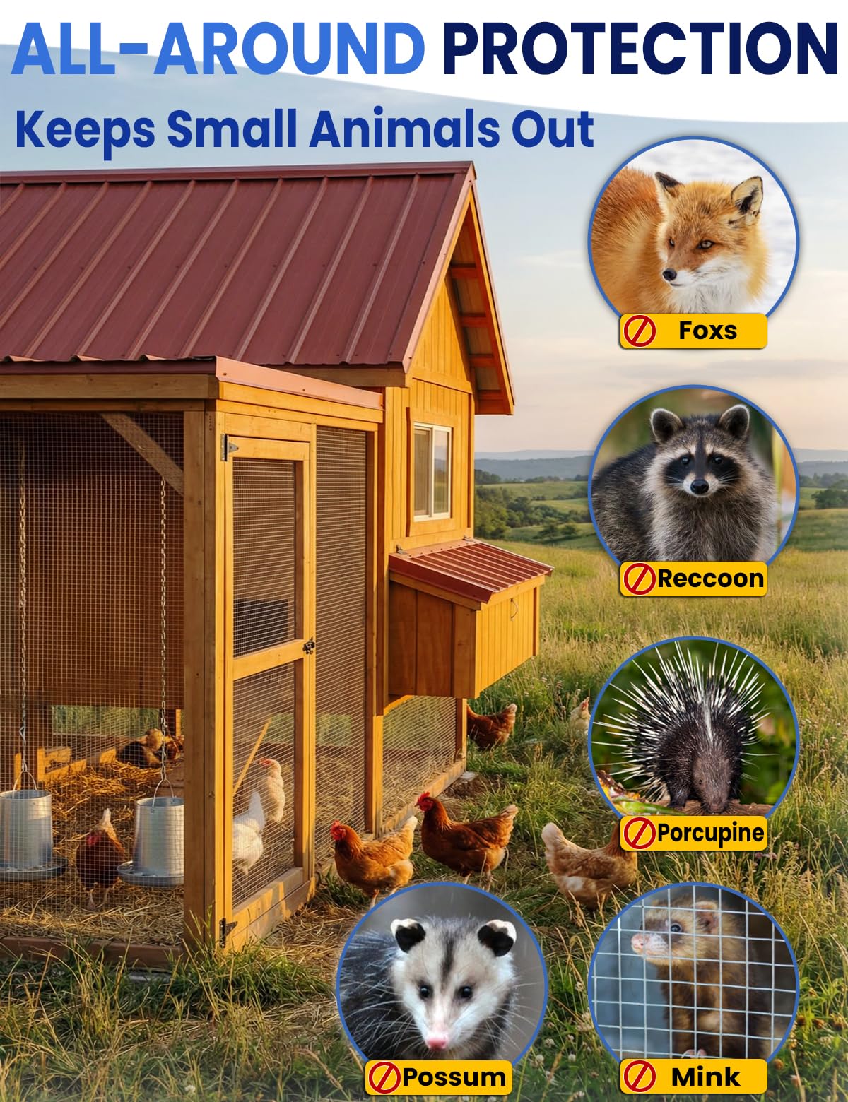 KANERS garden-protection mesh withstands sun exposure and outdoor weather.