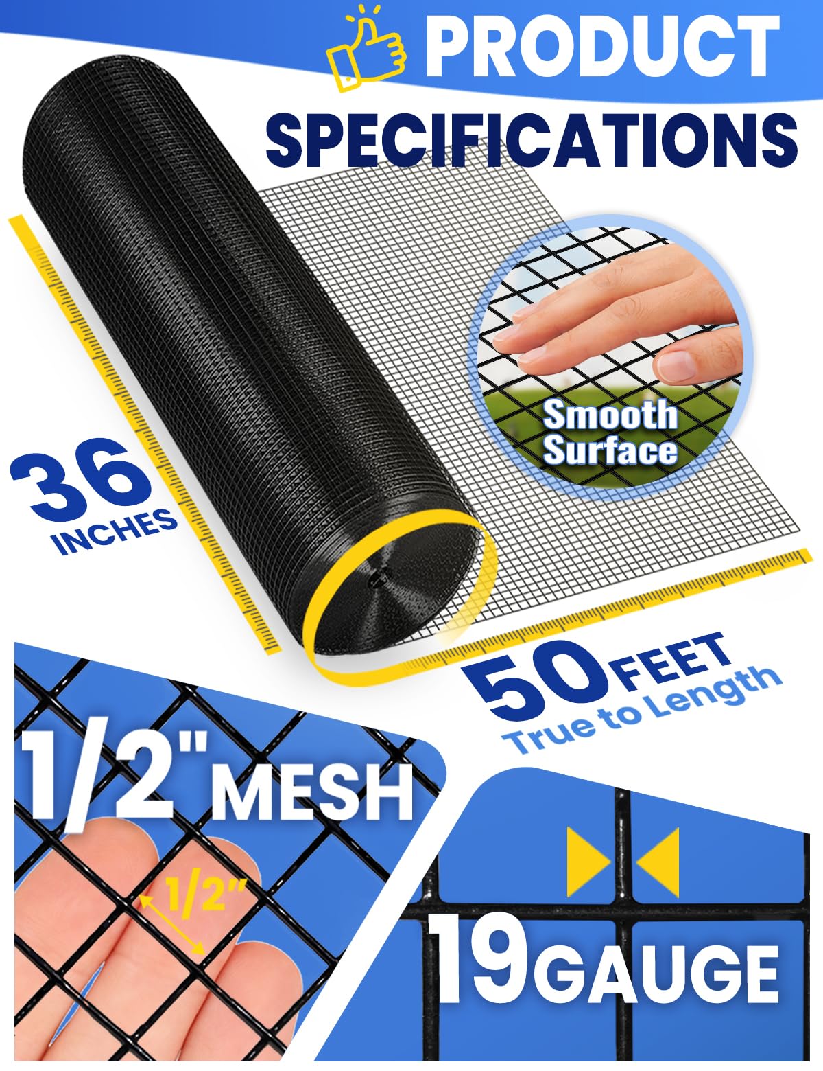 KANERS welded wire mesh close-up shows sturdy joints for long-lasting use.