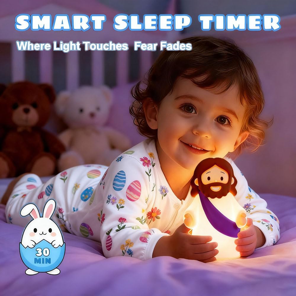 KangTen CHEN Jesus Night Light ideal for children's bedtime routines.