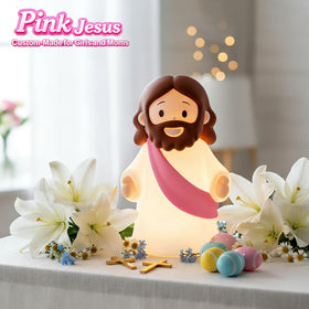 KangTen CHEN Jesus Night Light silicone body with skin-friendly touch for kids.
