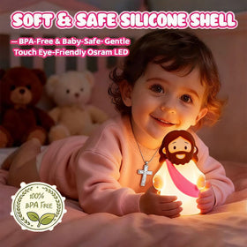 KangTen CHEN Jesus Night Light soft glow for gentle lighting.