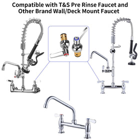 KANONEY hot side red spindle assembly enhances faucet responsiveness