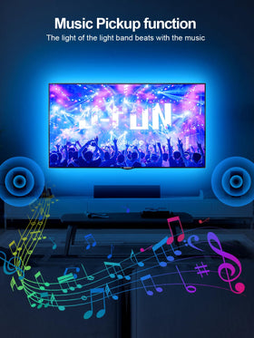 KANTUTOE LED strip suitable for room decor and ambient lighting.