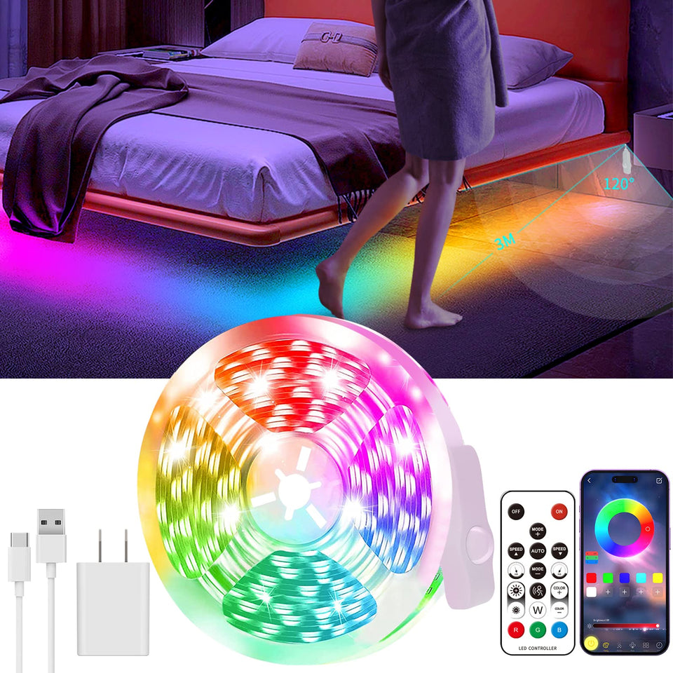 Kantutoe Motion Activated LED Strip with motion sensing for hands-free lighting