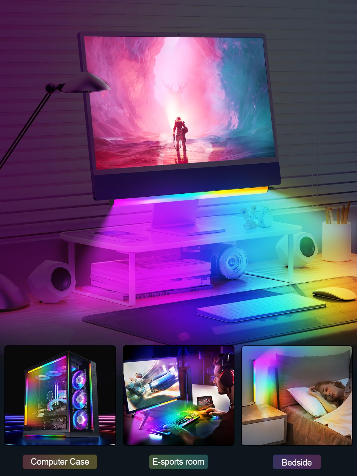 Kantutoe remote and app provide flexible DIY lighting options.