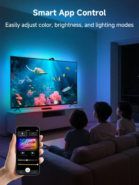 KANTUTOE backlight fits most 45–65 inch TVs with flexible edge coverage