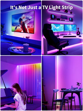 KANTUTOE USB powered LED strip provides cool, safe operation in any room.
