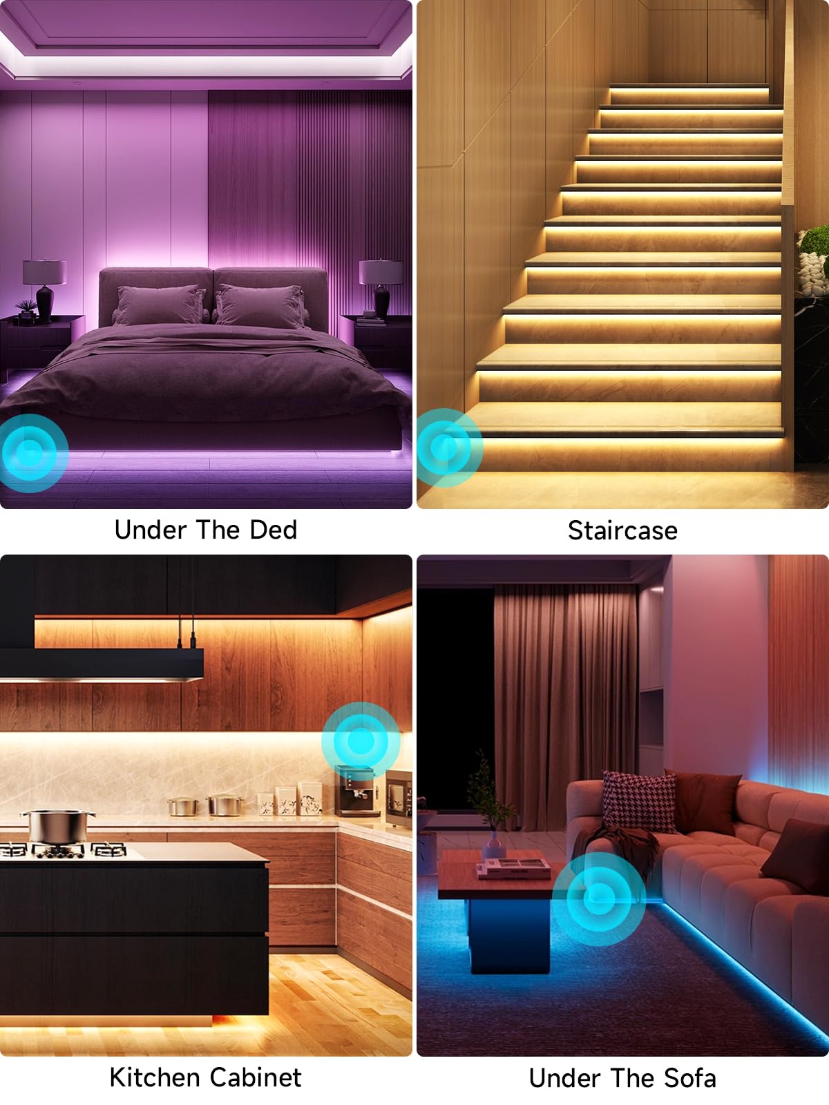 Kantutoe USB powered LED strip plugs into a USB port
