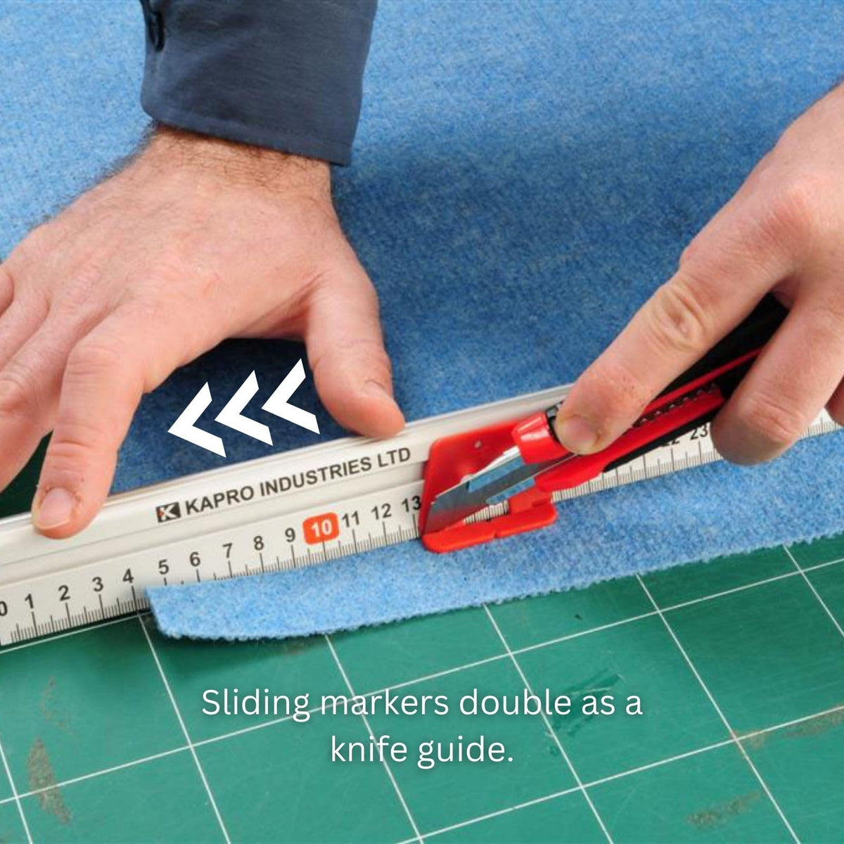 Kapro 313 Measure Mate zero and center scales for alignment.