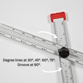 KAPRO 317 anodized aluminum finish resists wear and corrosion