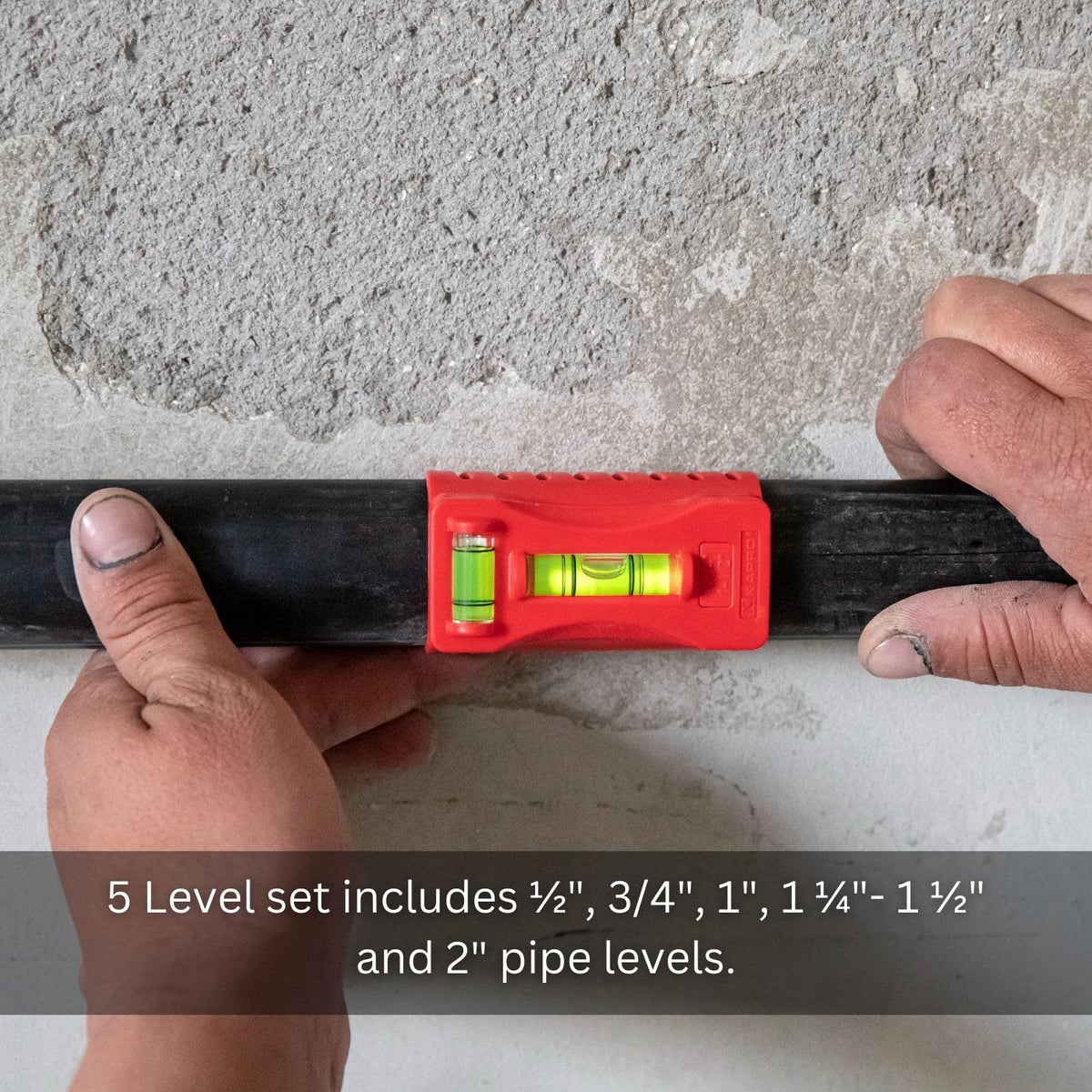 KAPRO 350 horizontal vial with sight lines to check slope